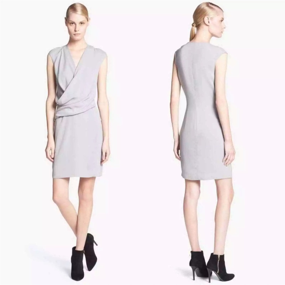 HELMUT Helmut Lang
Nexa Cap-Sleeve Overlap Dress